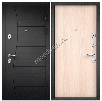 Черная входная дверь в квартиру CHD-19 - купить от производителя Мосдвери Черная входная дверь в квартиру CHD-19