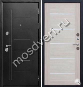Уличная дверь с молдингом порошок МДФ - купить от производителя Мосдвери Уличная дверь с молдингом порошок МДФ