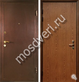 Стальная дверь с порошковым напылением и ламинатом - купить от производителя Мосдвери Стальная дверь с порошковым напылением и ламинатом